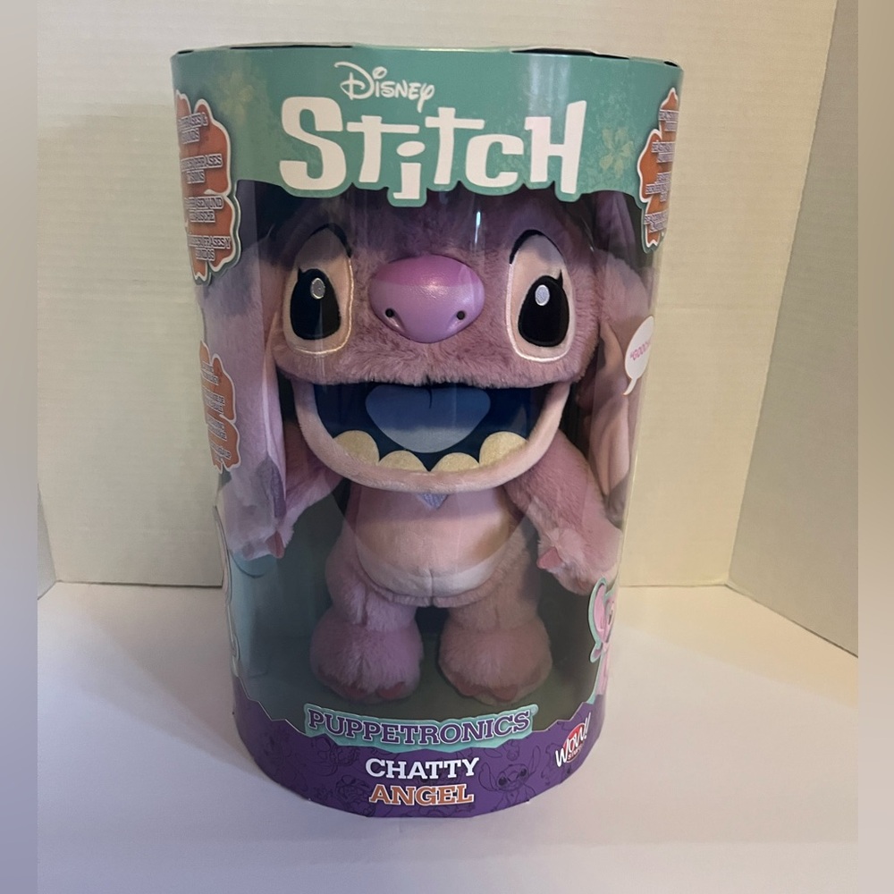 Disney Stitch Chatty Angel Puppetronics